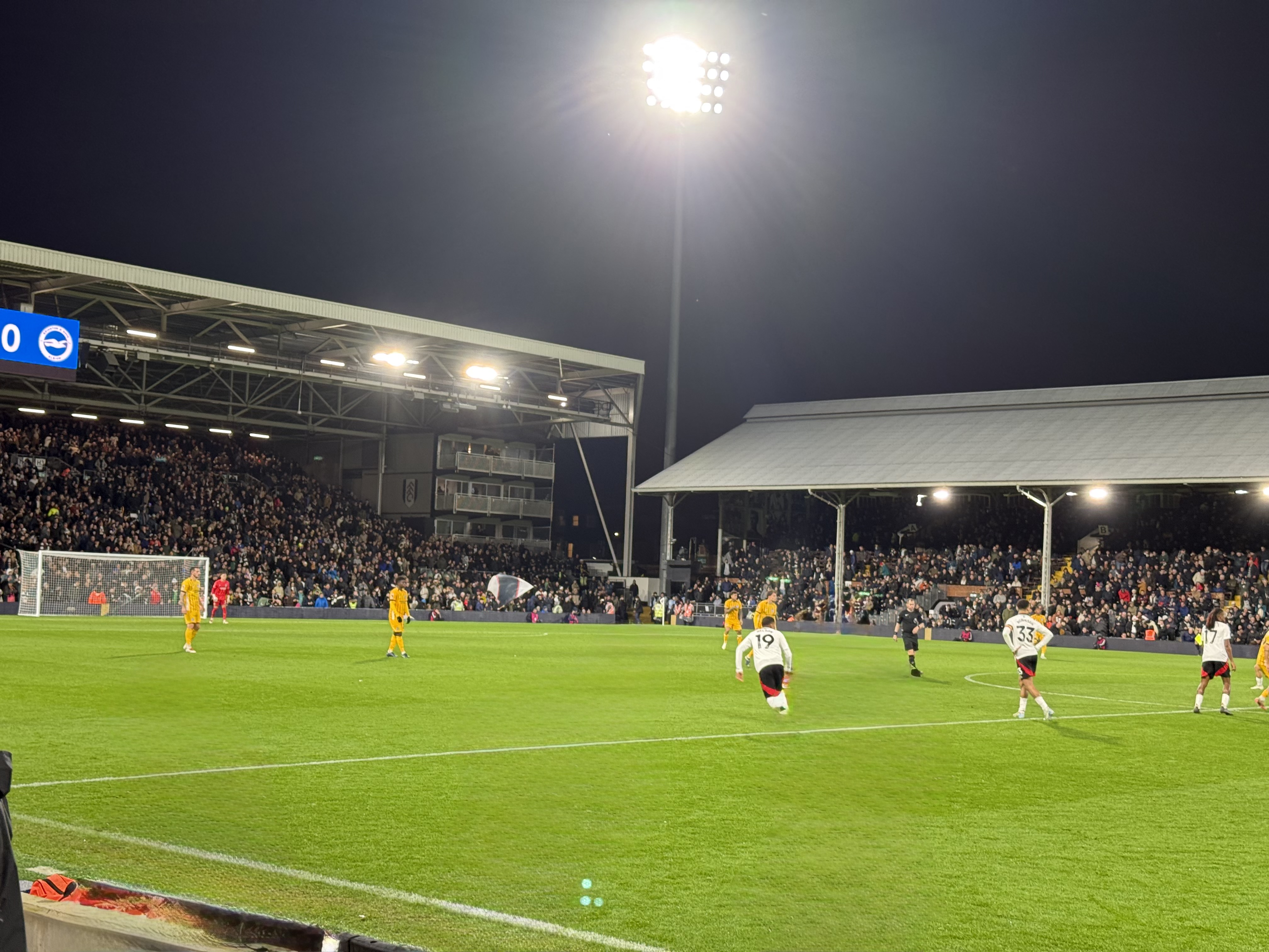 Fulham vs Brighton at Craven Cottage